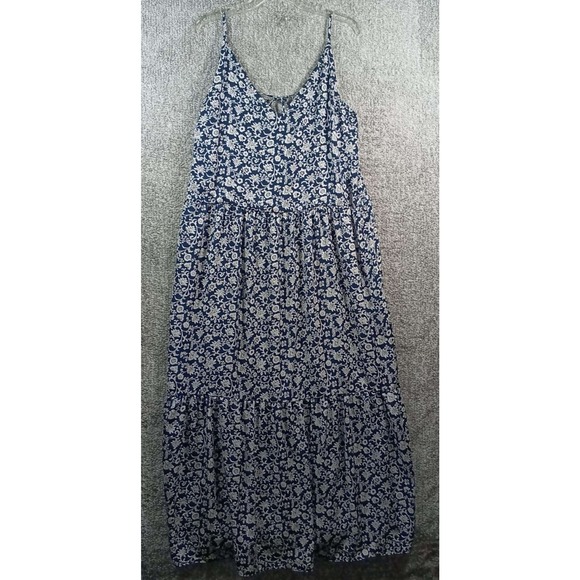 Gigi Parker - Maxi Dress Floral Print Sleeveless - Casual Summer‎ Dress - Medium - Picture 1 of 6